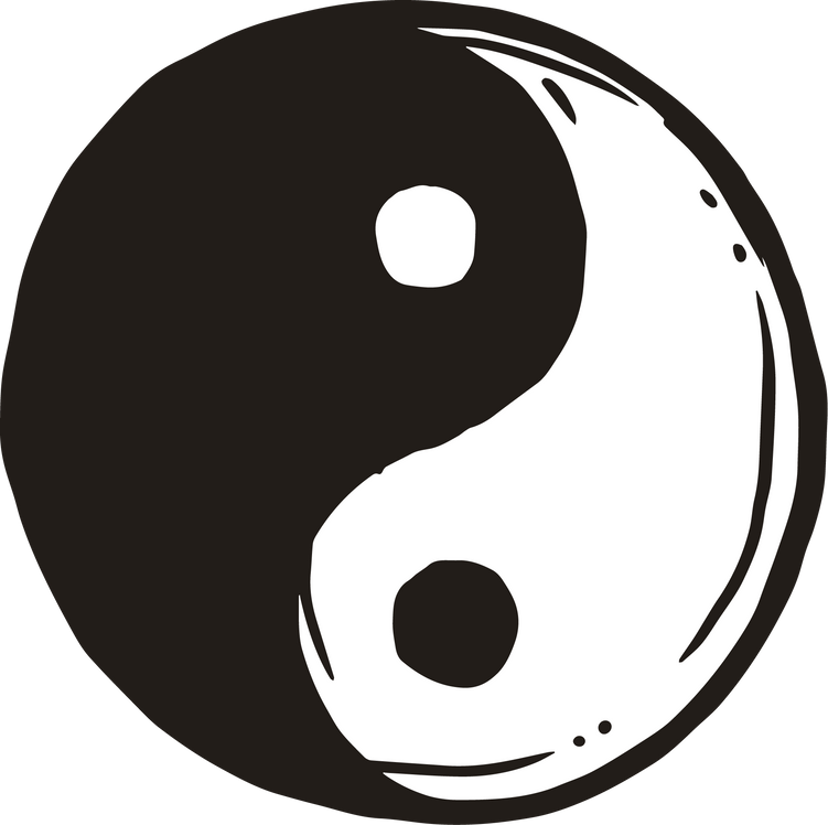 Yin Yang sign, Buddhism, Taoism, Zen meditation